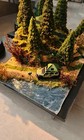 1 64 Off Road Forest River Diorama Handmade Camping Scene Diecast Display