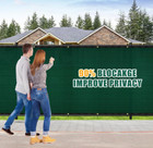 Privacy Screen Fence 5ftx50ft Green Covering Heavy Duty  90  Blockage Uv Outdoor