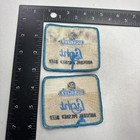 Vtg 2 Patches Both-as-is-staining Schlitz Light Natural Pilsner Beer 571k