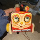 Vintage 1954 Fisher Price Toys Winky-blinky Fire Truck Pull Toy No  200 Nice 