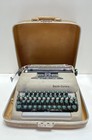 Smith-corona Sterling Portable Manual Typewriter Vintage 1950s Green Keys Case