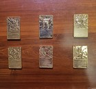  Full Set Vintage Complete Pokemon X Burger King 1999 23k Gold Promo Cards