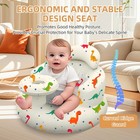 Inflatable Baby Seat With Tray  Blow Up Infant Chair For Babies 3 Months And    