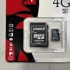 Kingston Technology 4 Gb Microsd Hc Class 4 Flash Memory Card With Adapter New