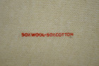 Vintage Socks 50s 60s Beloit Hosiery Pale Cream Wool Cotton Above Ankle 9-10 New