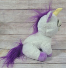 Feisty Pets Plush Glenda Glitterpoop Unicorn Stuffed Animal White Purple 9  2017