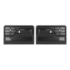 Pair Of Inner Door Panel Kit For Ford F100 F150 Bronco Truck 1973-1979 Black