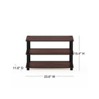 3 Tier Shoe Rack For Small Space Organizer Stand 9 Pair Storage Shelf Unit Wood