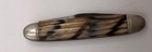 Vintage Art Deco Fluted Celluloid Pocket Knife Equal End Cigar Pattern Folding