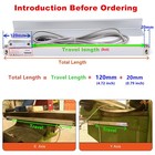 Dro 3 Axis Digital Readout Display 3pc Glass Linear Scale For Cnc Mill Lathe Us