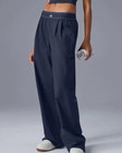 Alo Yoga Pants Loose-fit Wide-leg Quick-dry Trousers Women   s Activewear     New