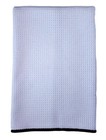 6 Piece Sublimation Blanks Poly Black Trim Waffle Weave Towels 16 X 24 Wafblk-6