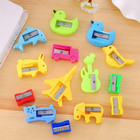 10 Pcs Cartoon Animal Pencil Sharpeners Mini Handheld For Kids   School