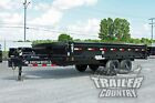 New 8 X 16 14k Gvwr Scissor Hoist Hydraulic Drop Sides Dump Equipment Trailer