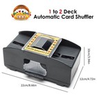 1-2 Deck Automatic Card Shuffler Poker Cards Shuffling Machine Casino Playing