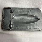 Vintage 1974 Goodyear Blimp Belt Buckle Metal Goodyear Tire   Rubber Advertising