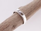 Sterling Silver 925 Heart Children s Child s Signet Ring Size A - V British Made