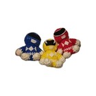 Power Rangers Crocheted Vtg Handmade Dolls