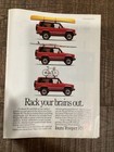 1989 Isuzu Trooper Rs Magazine Ad - Rack Your Brains Out 