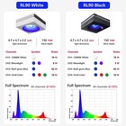 Popbloom Rl90 Wifi Reef Led Aquarium Light Full Spectrum Reef Coral Tank Arm Kit
