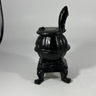 Vintage Hand Crafted From Coal   pot-belly Stove Black West Virginia