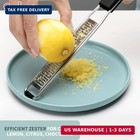 Cambom Lemon   Citrus Zester  Cheese Graters With Stainless Steel Sharp Blade Fo