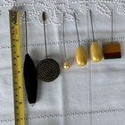 Antique Hat Pin Collection - Lot Of 6 Mixed Era Pins
