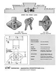 Lori  1700 Drawer Lock  7 8  Barrel  Cadmium Plated