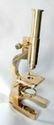 Brass Microscope Vintage Student Microscope 7 Inch Rare Monocular Type