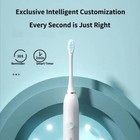 Sonic Electric Toothbrush Clean Teeth Whitening Usb Rechargeable W  8 Brush Head
