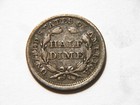 1858-p Xf- Silver Seated Liberty Half Dime   Nice Better Grade Coin To Collect