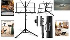 Adjustable Lightweight Music Stand With Tripod - Perfect For Home   Performance