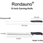12 Inch Brisket Knife Ultra Sharp Carving Knife For Meat Slicing Bbq Turkey