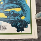 Vtg 1969 Guns Of The Magnificent Seven Half Sheet Movie Poster Kennedy  w3 