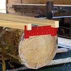 Chainsaw Mill Guide Rail Lumber Metal Brackets  2 Pack Brackets With Level   Scr