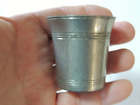 Williamsburg Stieff Pewter Vintage Shot Glass Cup 2 