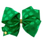 Jojo Siwa Large Green Clover Signature Hair Bow Dance Cheerleader Pageant Nwt