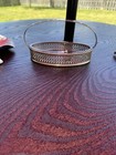 Manning And Bowman Glass And Silver Plate Dishe