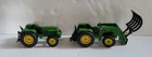Vintage Ertl John Deere Tractor And Front Loader Set Of 2 