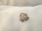 Antique Sterling Silver Scrollwork Ring - Mexican Craftsmanship 