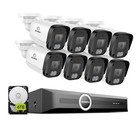 Sannce 8ch Nvr 5mp Audio Poe Security Ip Camera System Outdoor Human Detection