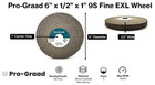 Exl Deburring Wheel 6  X 1 2  X 1   9s Fine  05790   Silicon Carbide Convolute D