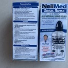 Neilmed Sinus Rinse  2  Two Squeeze Bottles 8 Oz new  Damaged Box