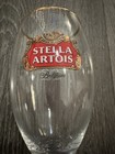 Official Stella Artois Chalice 40cl Gold Rimmed Beer Glass Belgium