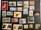 25 Mammals On Stamps From Around The World - No Duplicates - Free Shipping