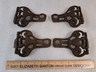 Antique Cast Iron Stove Legs Set Of 4 Small Ornate Great As Found Condition     