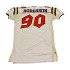 James Roberson Orlando Rage 2001 Game Used Away Jersey Size 50  2