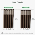 Dynamene Brown Hook Free Shower Curtain   Liner Set 72 w X 75 l Waffle Weave