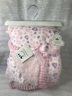 Baby Blanket Cheetah Heart Theme Reversible To Warm Sherpa Duck Duck Goose New