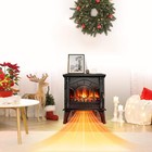 20  Electric Fireplace Heater With Thermostat Control overheating Safe Design